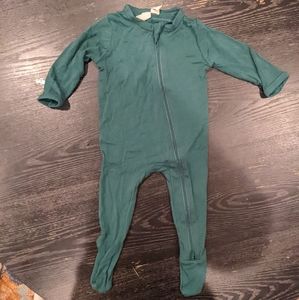 Kyte Baby Zippered Footie in Emerald